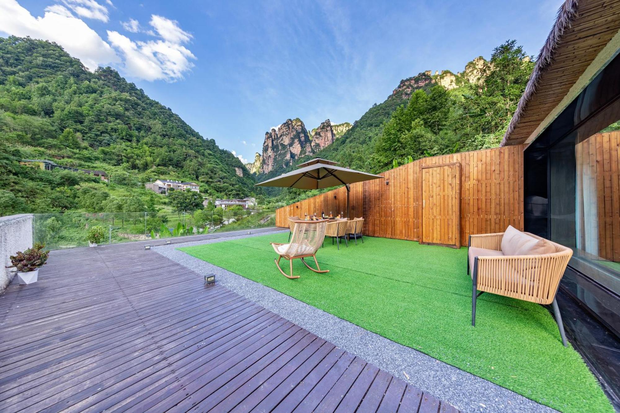 Pandora Vista Retreat Hotel จางเจียเจี้ย ภายนอก รูปภาพ